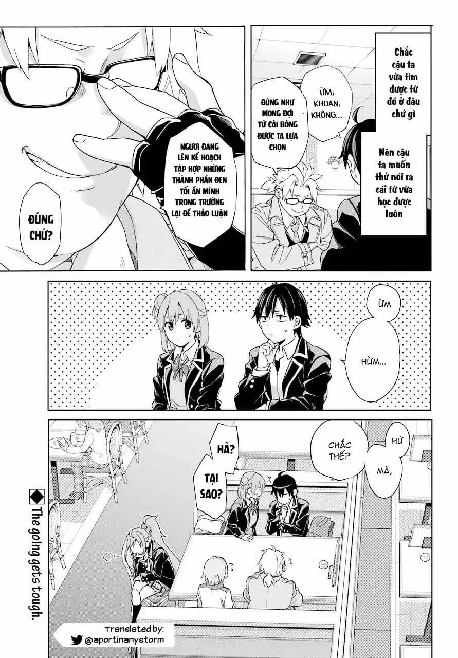 Truyện Tranh Chuyện Tình Thanh Xuân Bi Hài Của Tôi Quả Nhiên Là Sai Lầm - Oregairu trang 6