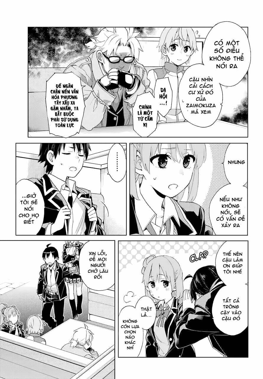 Truyện Tranh Chuyện Tình Thanh Xuân Bi Hài Của Tôi Quả Nhiên Là Sai Lầm - Oregairu trang 6