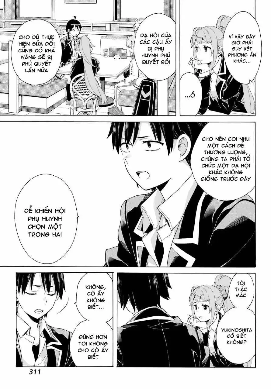 Truyện Tranh Chuyện Tình Thanh Xuân Bi Hài Của Tôi Quả Nhiên Là Sai Lầm - Oregairu trang 6