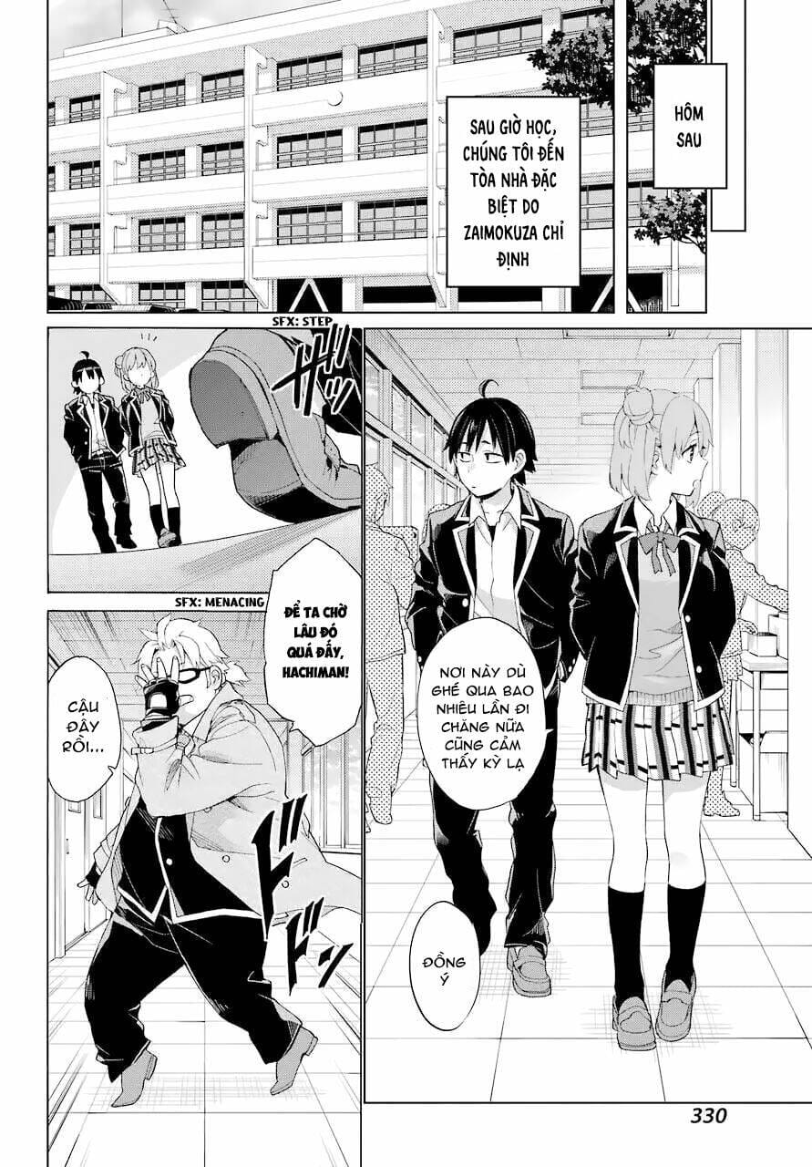 Truyện Tranh Chuyện Tình Thanh Xuân Bi Hài Của Tôi Quả Nhiên Là Sai Lầm - Oregairu trang 6