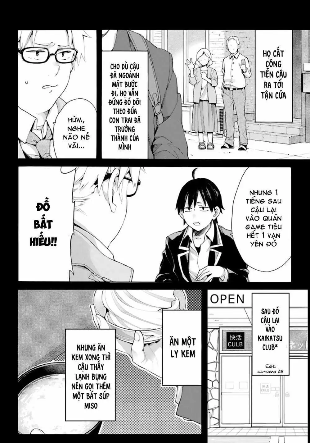 Truyện Tranh Chuyện Tình Thanh Xuân Bi Hài Của Tôi Quả Nhiên Là Sai Lầm - Oregairu trang 6