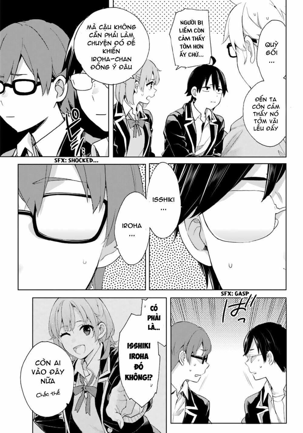 Truyện Tranh Chuyện Tình Thanh Xuân Bi Hài Của Tôi Quả Nhiên Là Sai Lầm - Oregairu trang 6