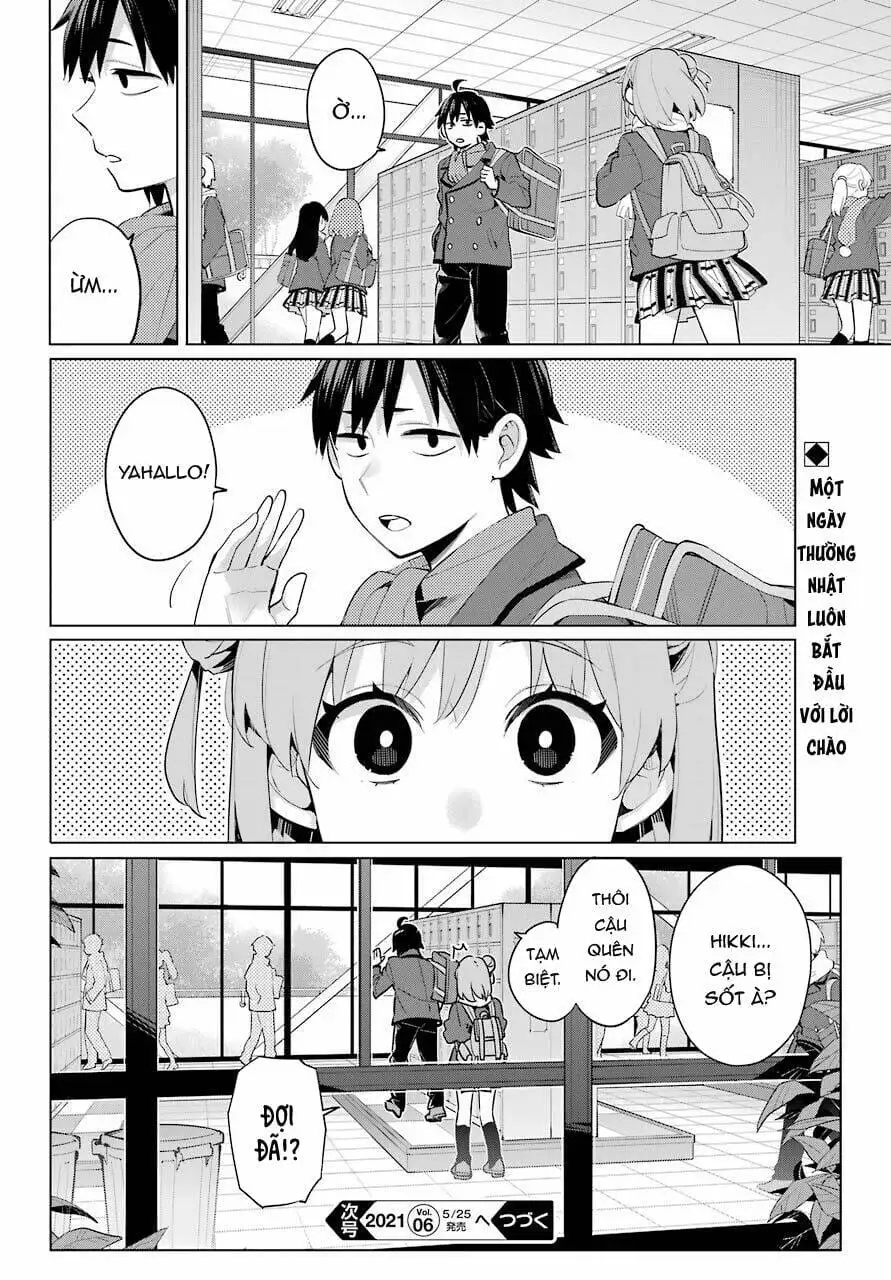 Truyện Tranh Chuyện Tình Thanh Xuân Bi Hài Của Tôi Quả Nhiên Là Sai Lầm - Oregairu trang 6