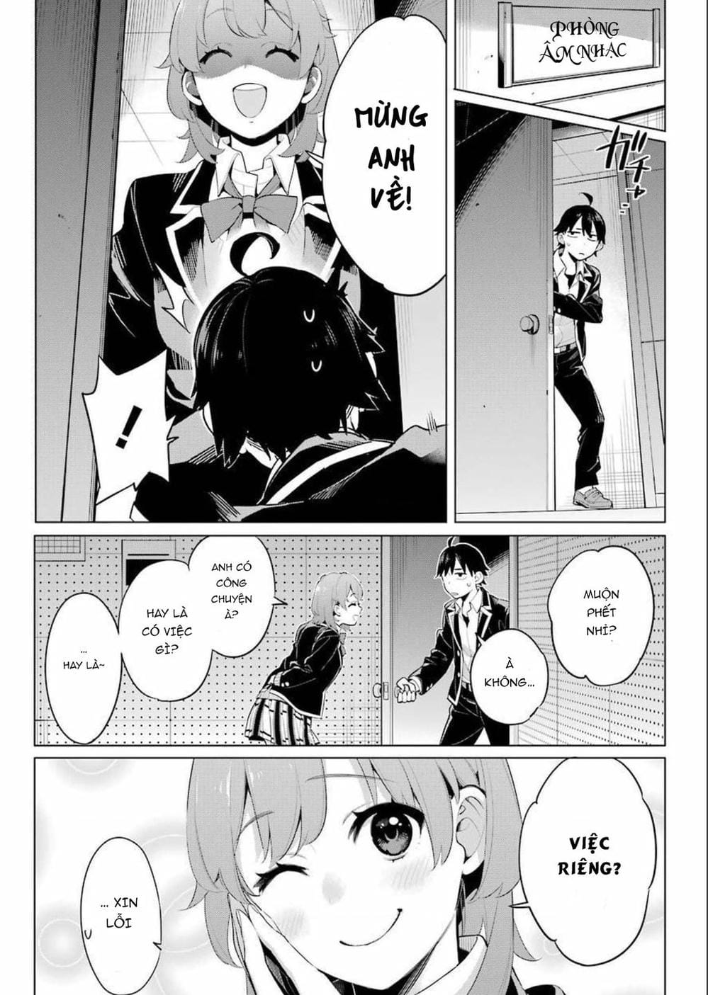 Truyện Tranh Chuyện Tình Thanh Xuân Bi Hài Của Tôi Quả Nhiên Là Sai Lầm - Oregairu trang 6