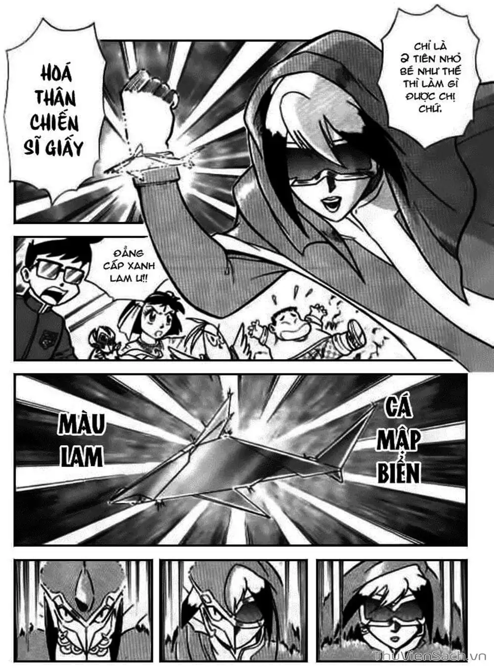Truyện Tranh Hiệp Sĩ Giấy - Origami Fighter trang 5