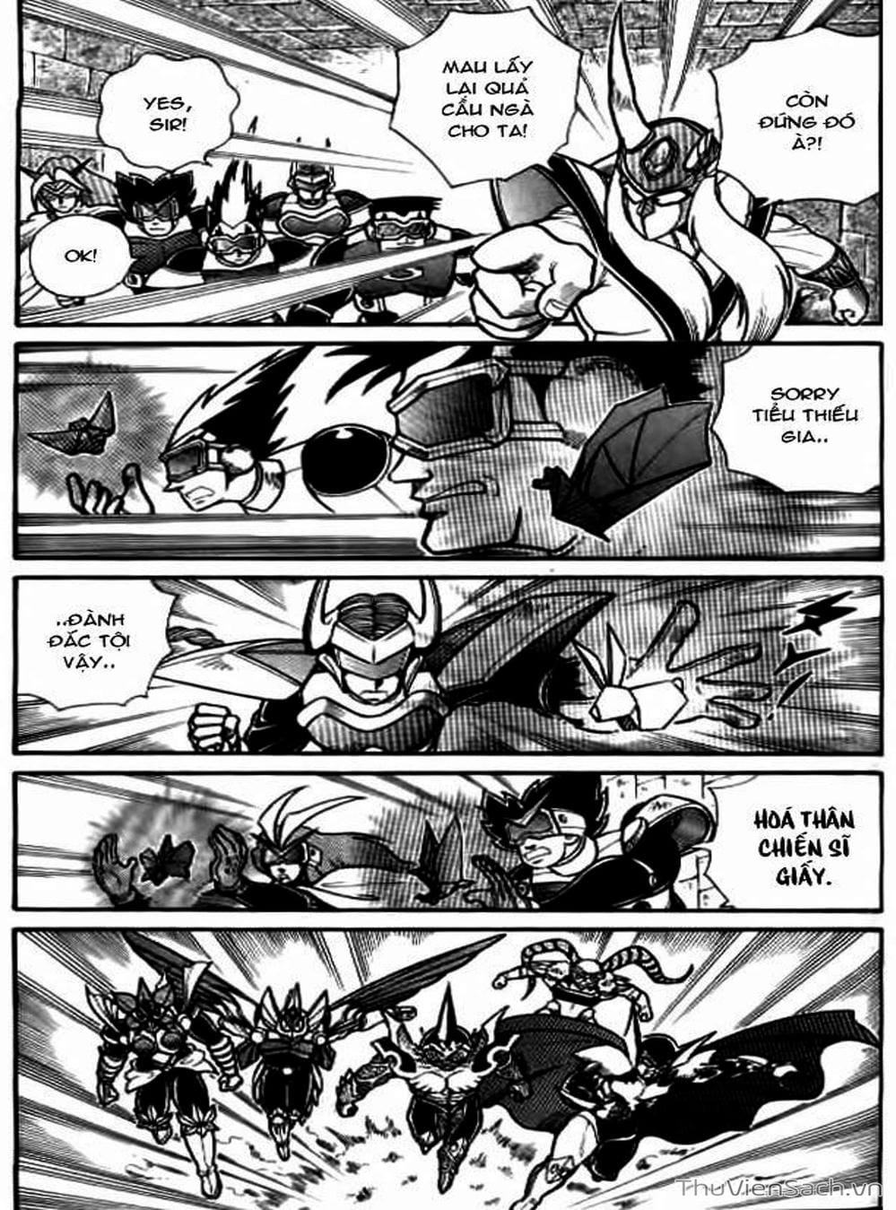 Truyện Tranh Hiệp Sĩ Giấy - Origami Fighter trang 5