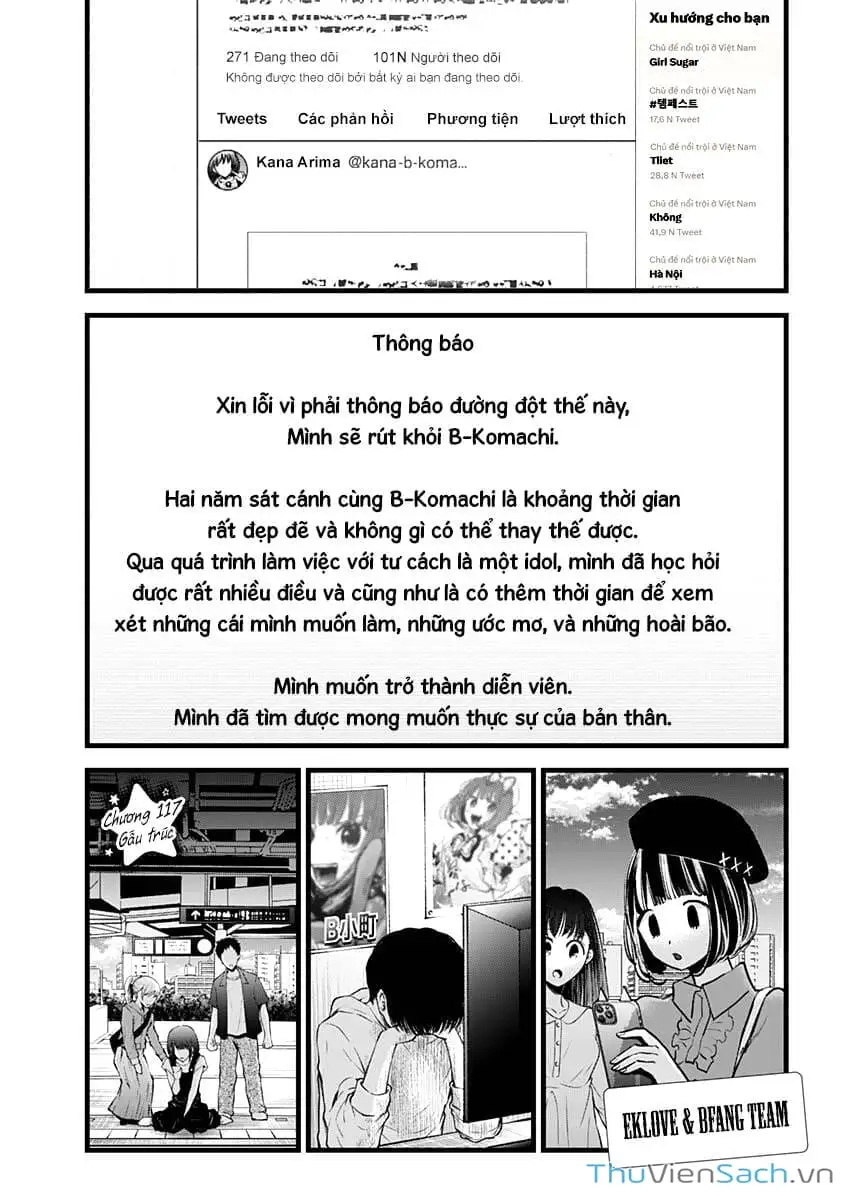 Truyện Tranh Đứa Con Của Thần Tượng - Oshi No Ko trang 5