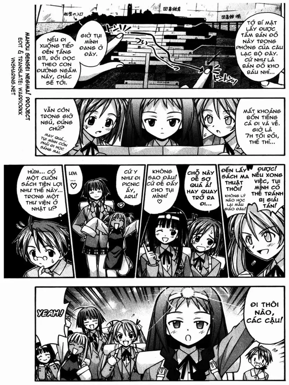 Truyện Tranh Pháp Sư Tí Hon Negima - Mahou Sensei Negima! trang 10