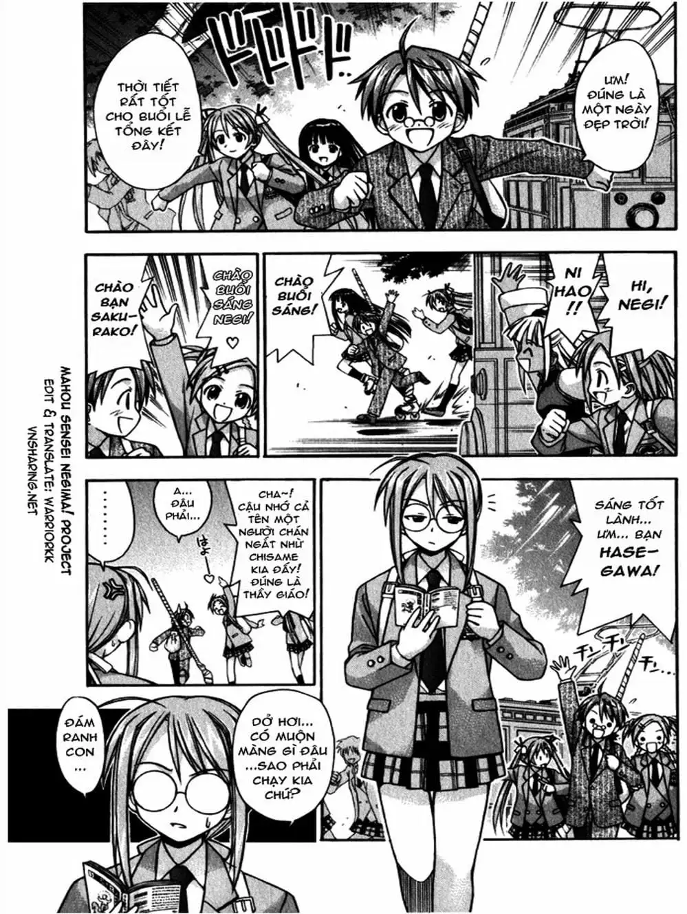 Truyện Tranh Pháp Sư Tí Hon Negima - Mahou Sensei Negima! trang 10