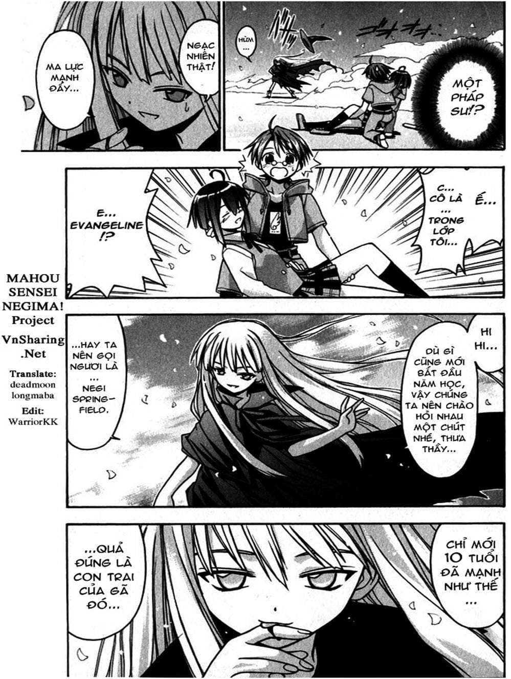 Truyện Tranh Pháp Sư Tí Hon Negima - Mahou Sensei Negima! trang 10