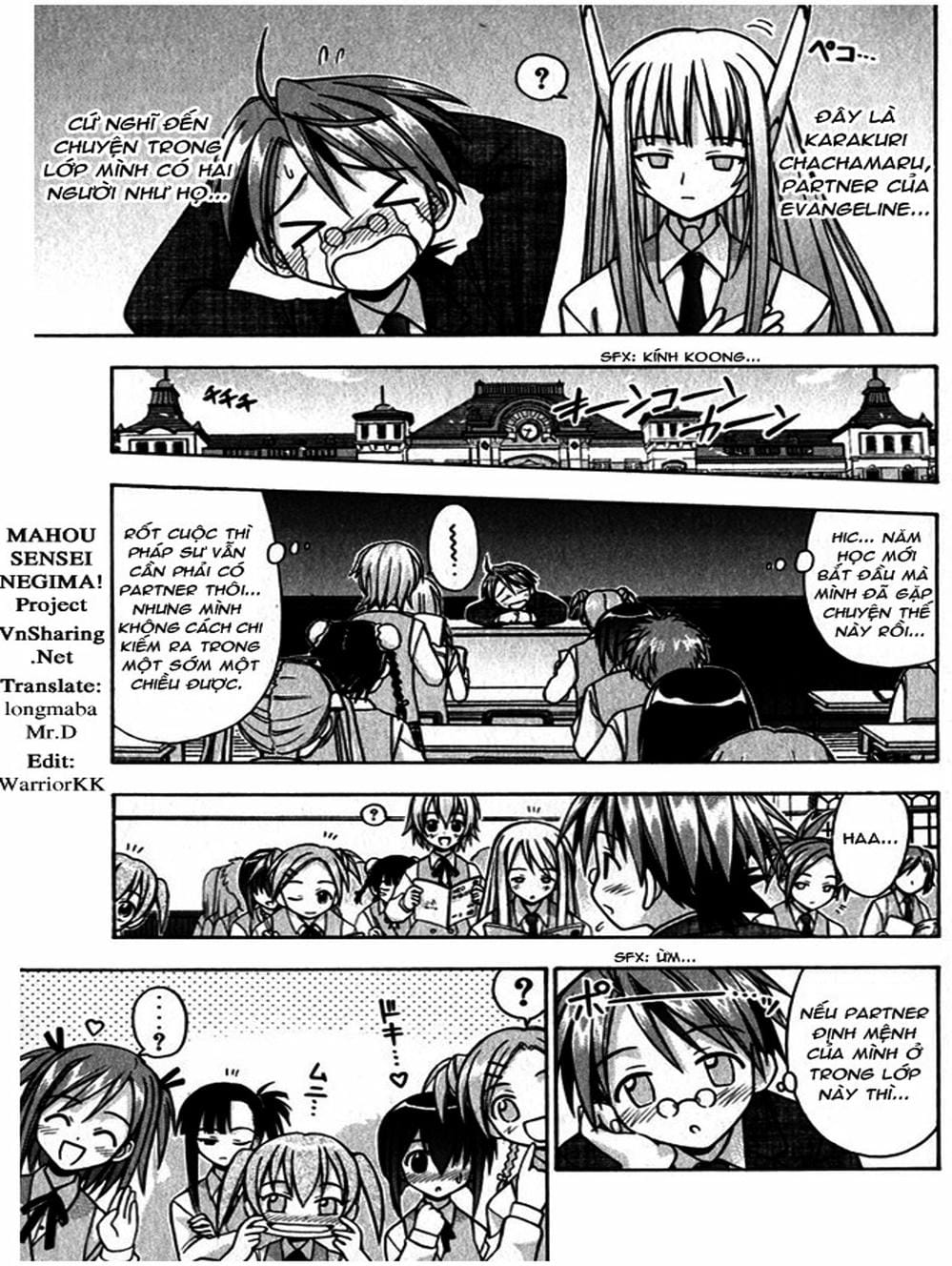 Truyện Tranh Pháp Sư Tí Hon Negima - Mahou Sensei Negima! trang 10
