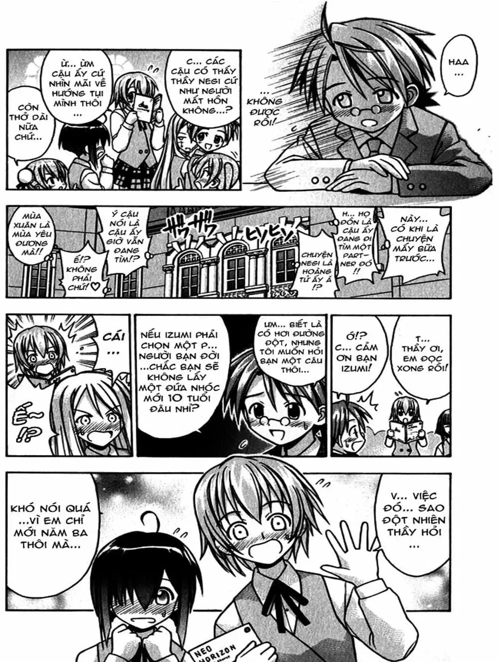 Truyện Tranh Pháp Sư Tí Hon Negima - Mahou Sensei Negima! trang 10