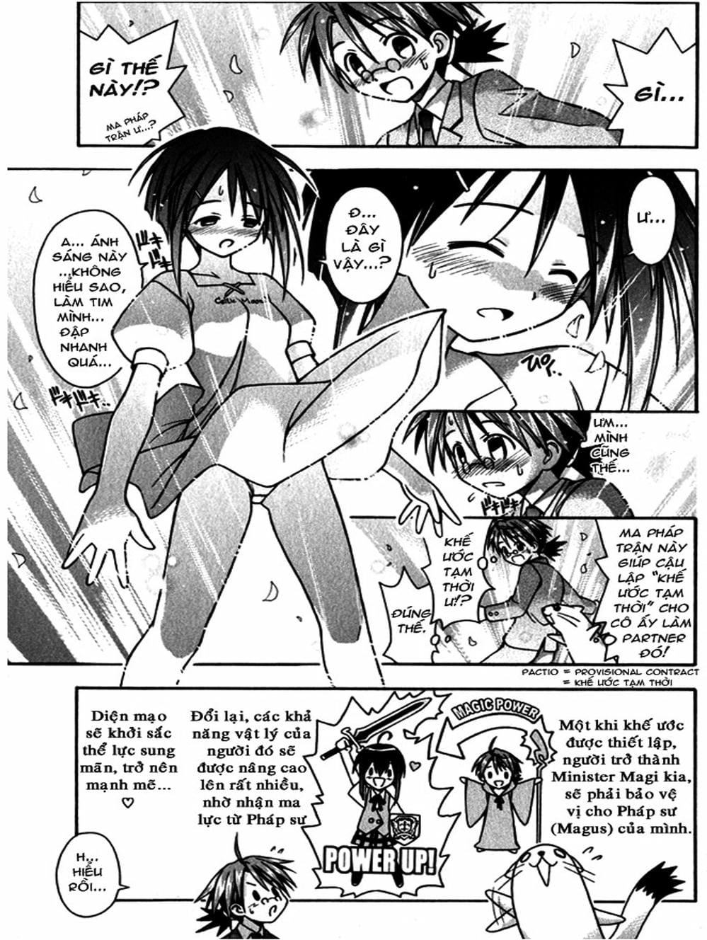Truyện Tranh Pháp Sư Tí Hon Negima - Mahou Sensei Negima! trang 10