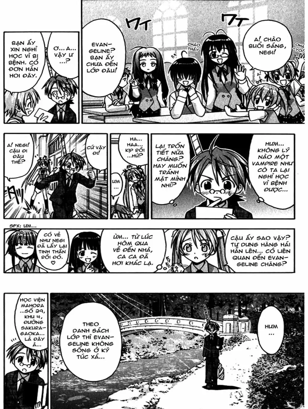 Truyện Tranh Pháp Sư Tí Hon Negima - Mahou Sensei Negima! trang 10