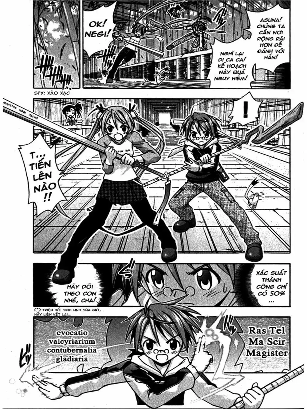 Truyện Tranh Pháp Sư Tí Hon Negima - Mahou Sensei Negima! trang 10