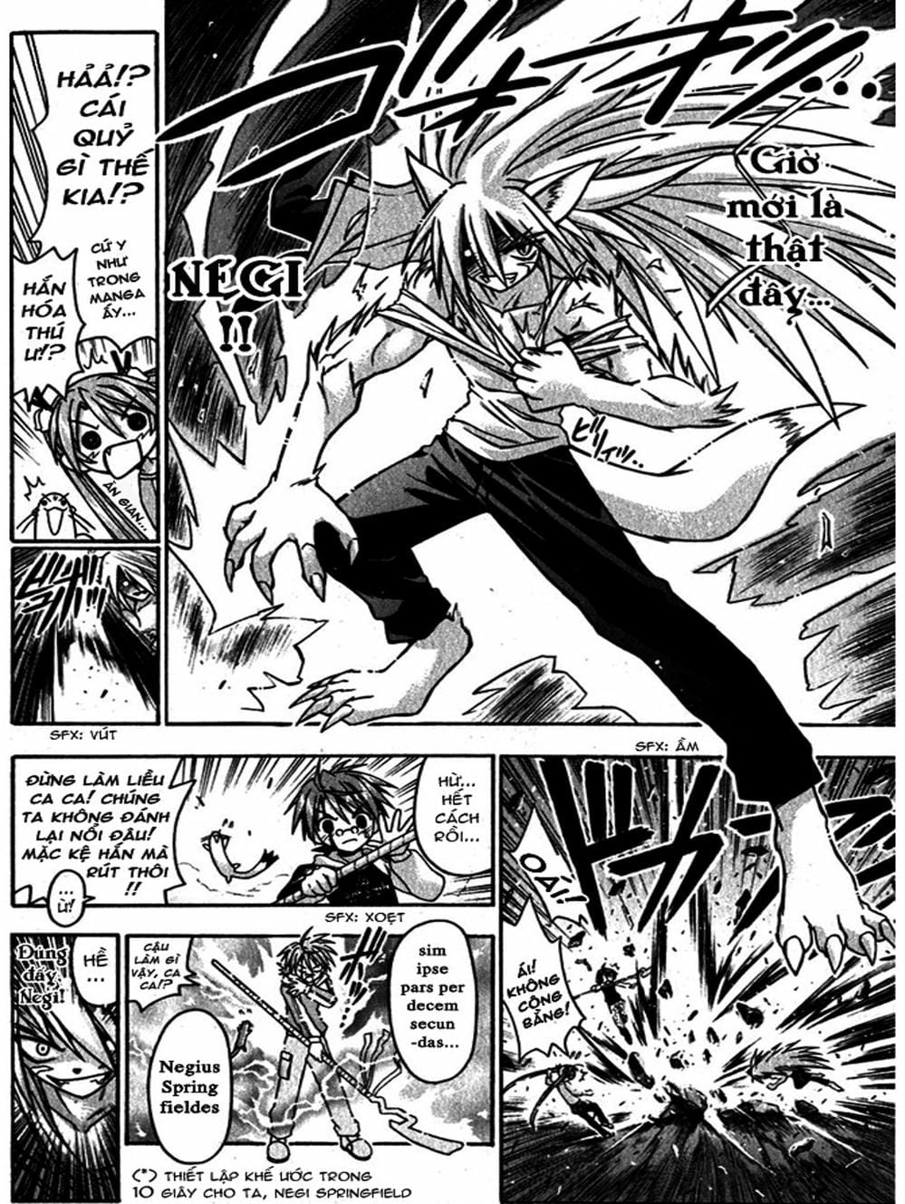 Truyện Tranh Pháp Sư Tí Hon Negima - Mahou Sensei Negima! trang 10