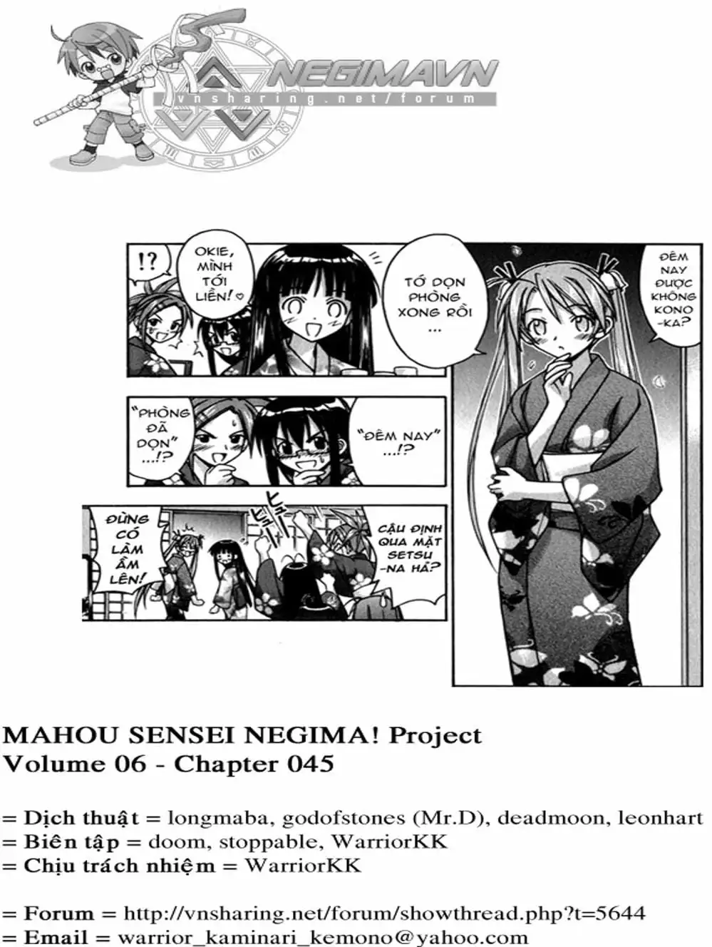Truyện Tranh Pháp Sư Tí Hon Negima - Mahou Sensei Negima! trang 10
