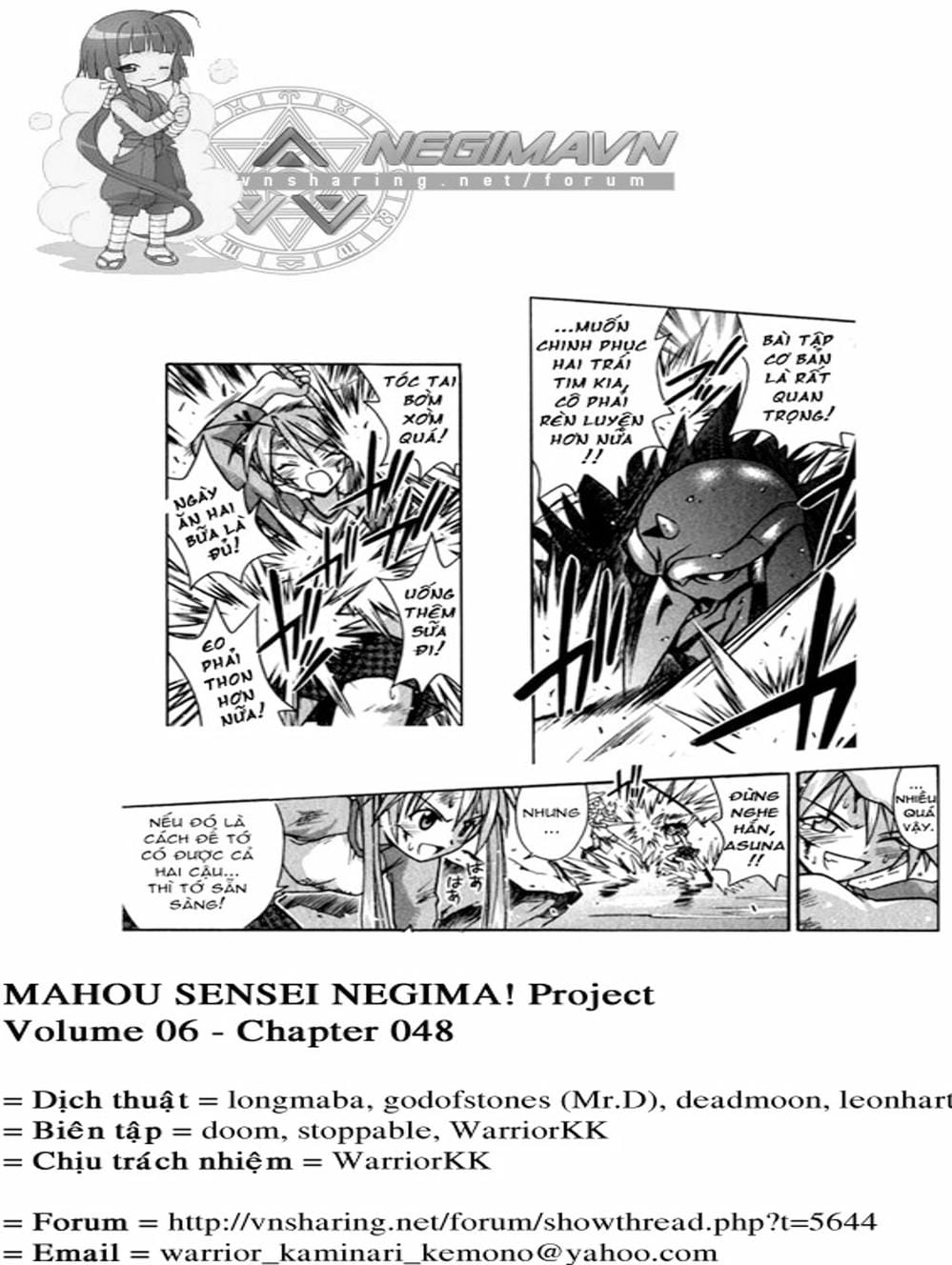 Truyện Tranh Pháp Sư Tí Hon Negima - Mahou Sensei Negima! trang 10