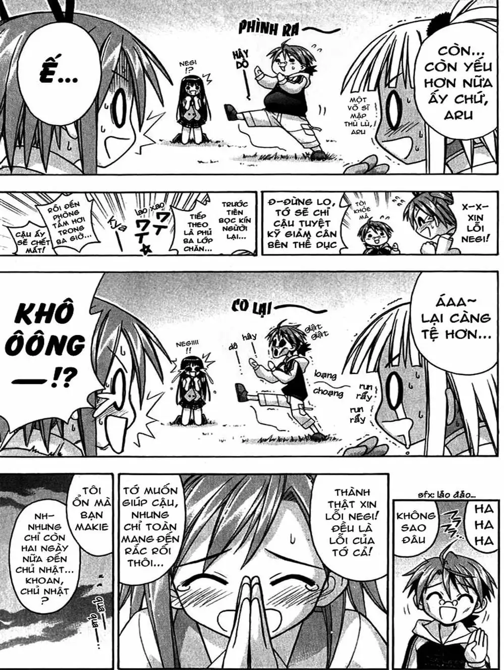 Truyện Tranh Pháp Sư Tí Hon Negima - Mahou Sensei Negima! trang 10