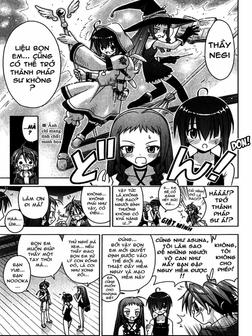 Truyện Tranh Pháp Sư Tí Hon Negima - Mahou Sensei Negima! trang 10