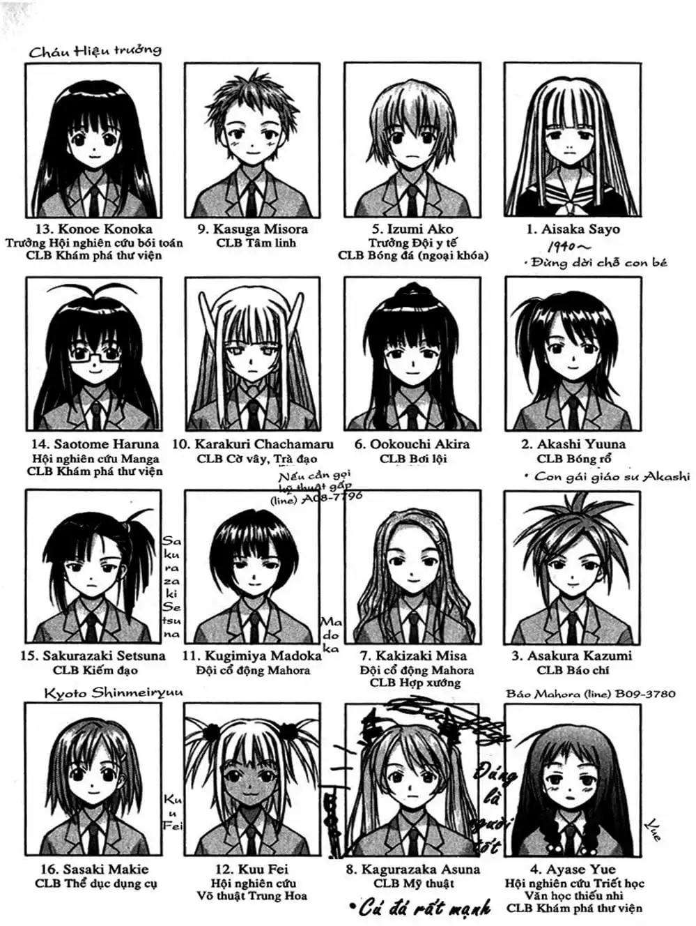 Truyện Tranh Pháp Sư Tí Hon Negima - Mahou Sensei Negima! trang 10