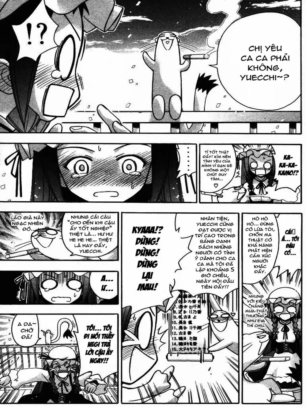 Truyện Tranh Pháp Sư Tí Hon Negima - Mahou Sensei Negima! trang 10