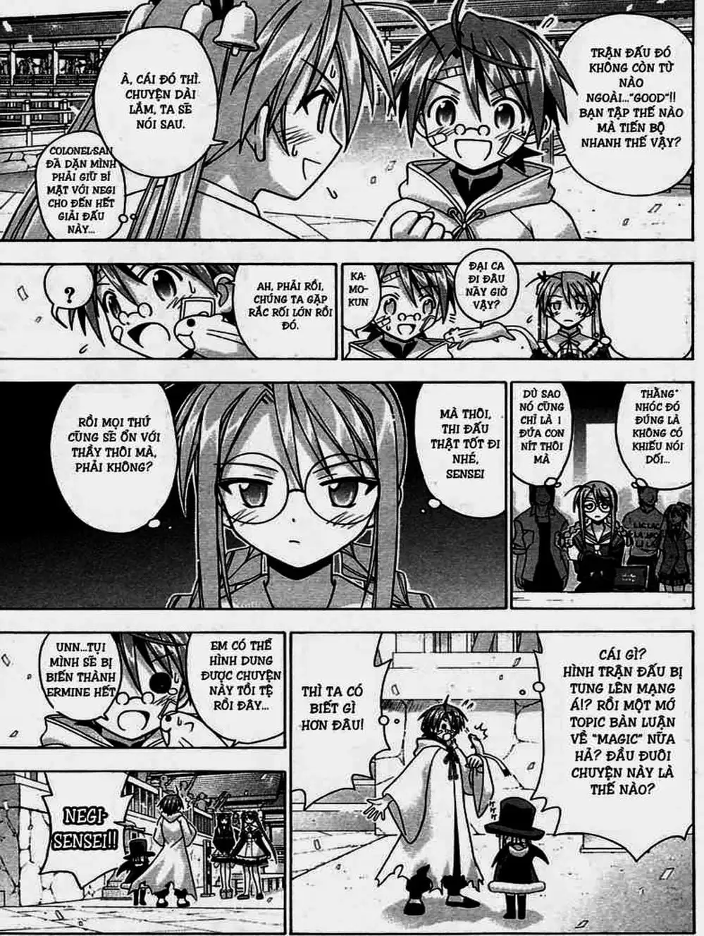 Truyện Tranh Pháp Sư Tí Hon Negima - Mahou Sensei Negima! trang 10