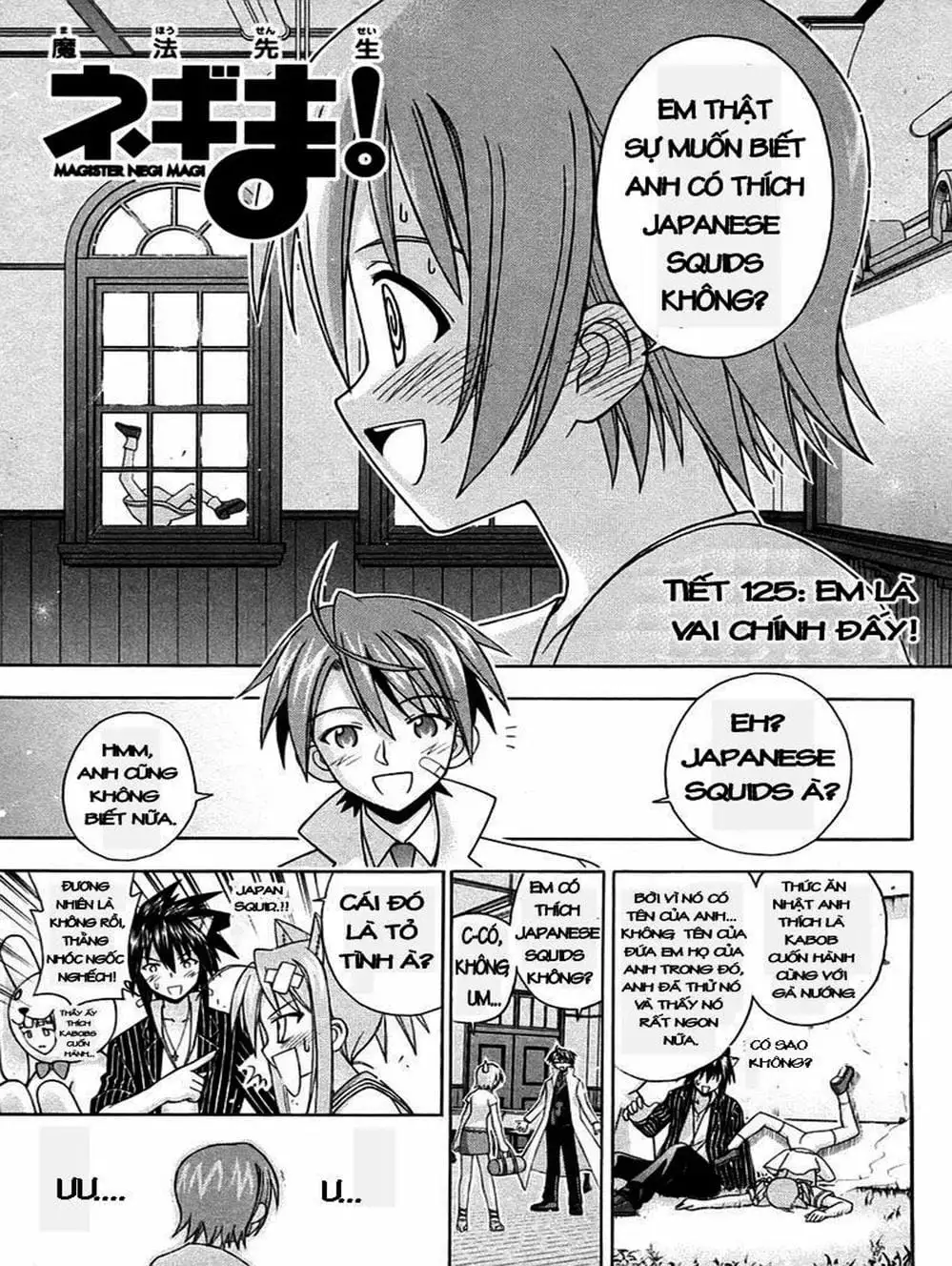 Truyện Tranh Pháp Sư Tí Hon Negima - Mahou Sensei Negima! trang 10