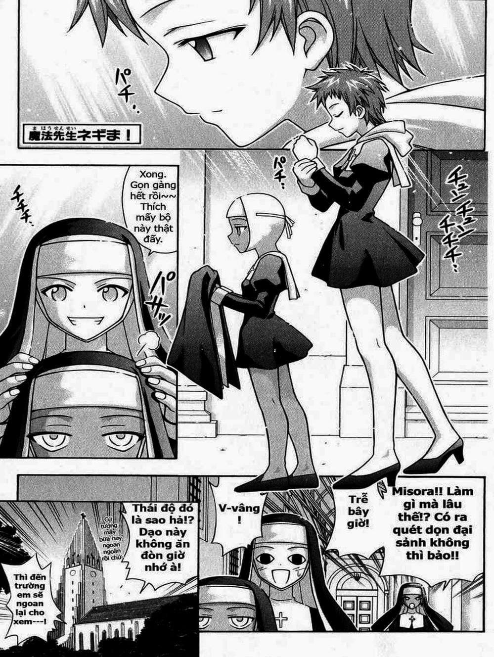 Truyện Tranh Pháp Sư Tí Hon Negima - Mahou Sensei Negima! trang 10