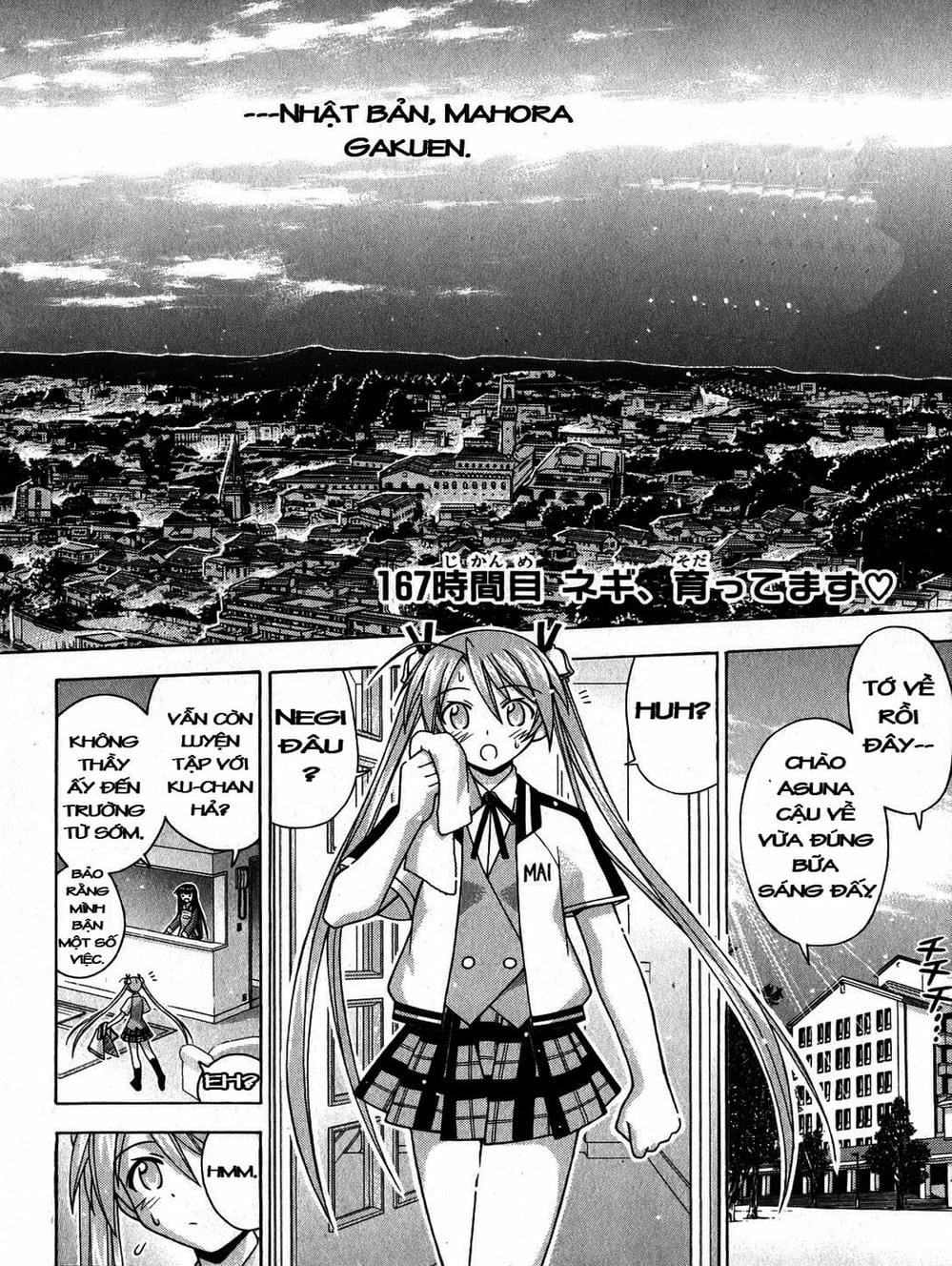 Truyện Tranh Pháp Sư Tí Hon Negima - Mahou Sensei Negima! trang 10