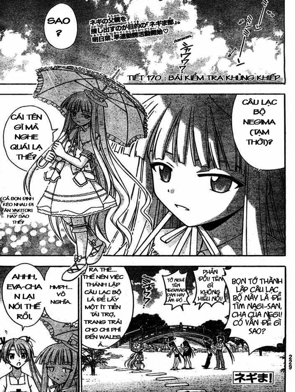 Truyện Tranh Pháp Sư Tí Hon Negima - Mahou Sensei Negima! trang 10