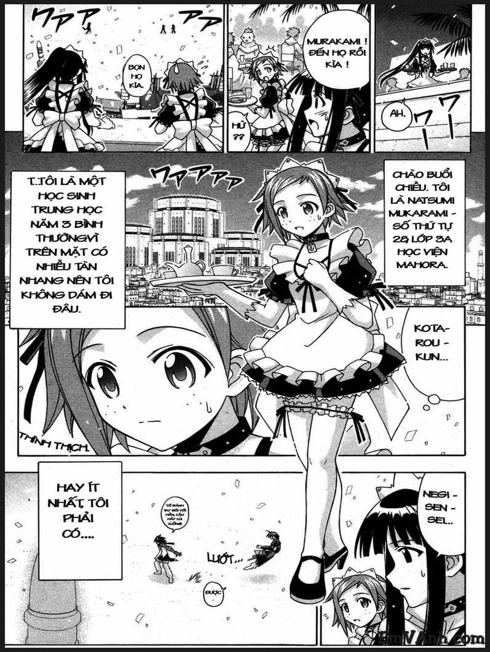 Truyện Tranh Pháp Sư Tí Hon Negima - Mahou Sensei Negima! trang 10