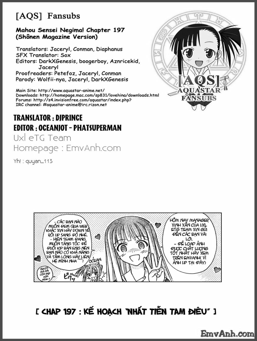 Truyện Tranh Pháp Sư Tí Hon Negima - Mahou Sensei Negima! trang 10