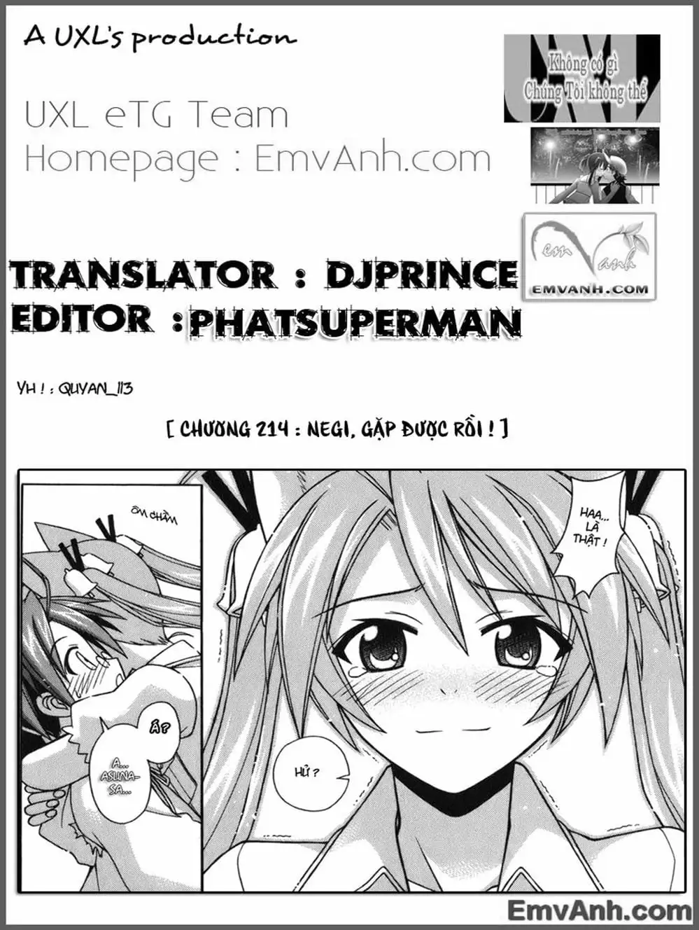 Truyện Tranh Pháp Sư Tí Hon Negima - Mahou Sensei Negima! trang 10
