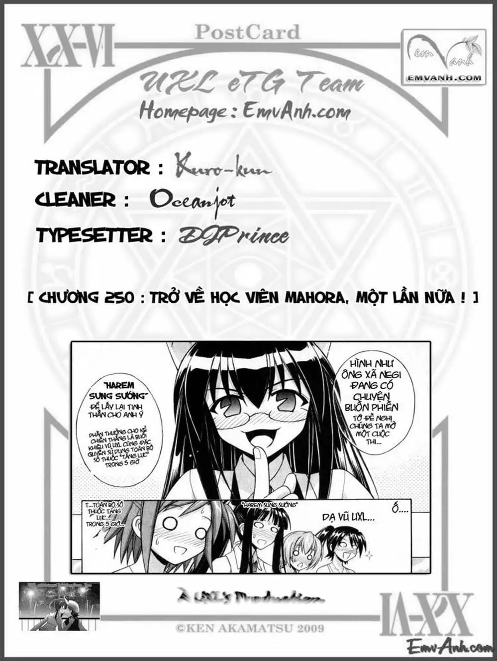Truyện Tranh Pháp Sư Tí Hon Negima - Mahou Sensei Negima! trang 10