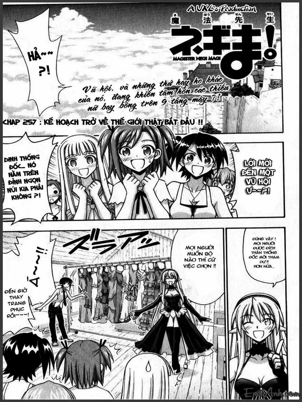 Truyện Tranh Pháp Sư Tí Hon Negima - Mahou Sensei Negima! trang 10