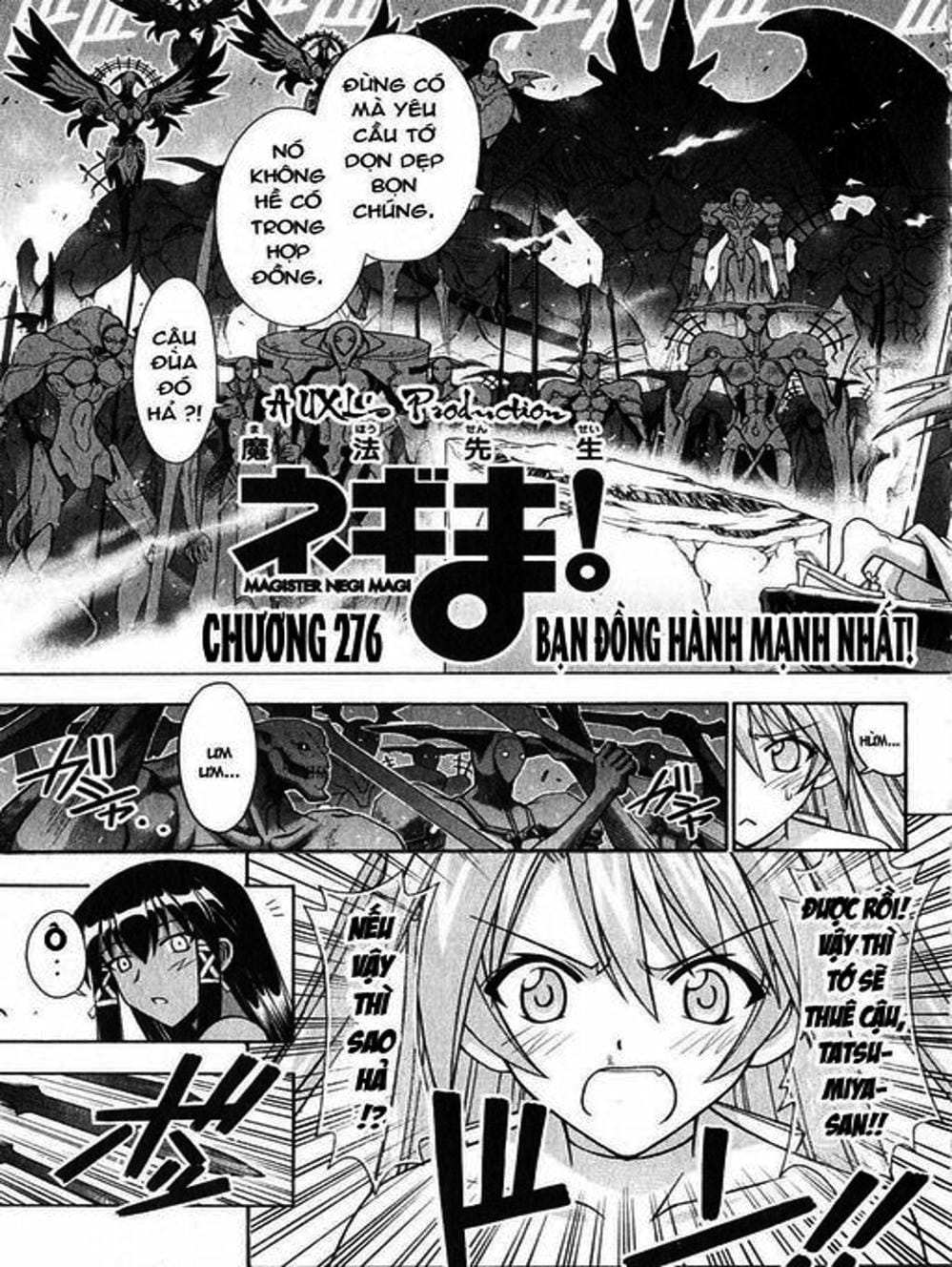 Truyện Tranh Pháp Sư Tí Hon Negima - Mahou Sensei Negima! trang 10