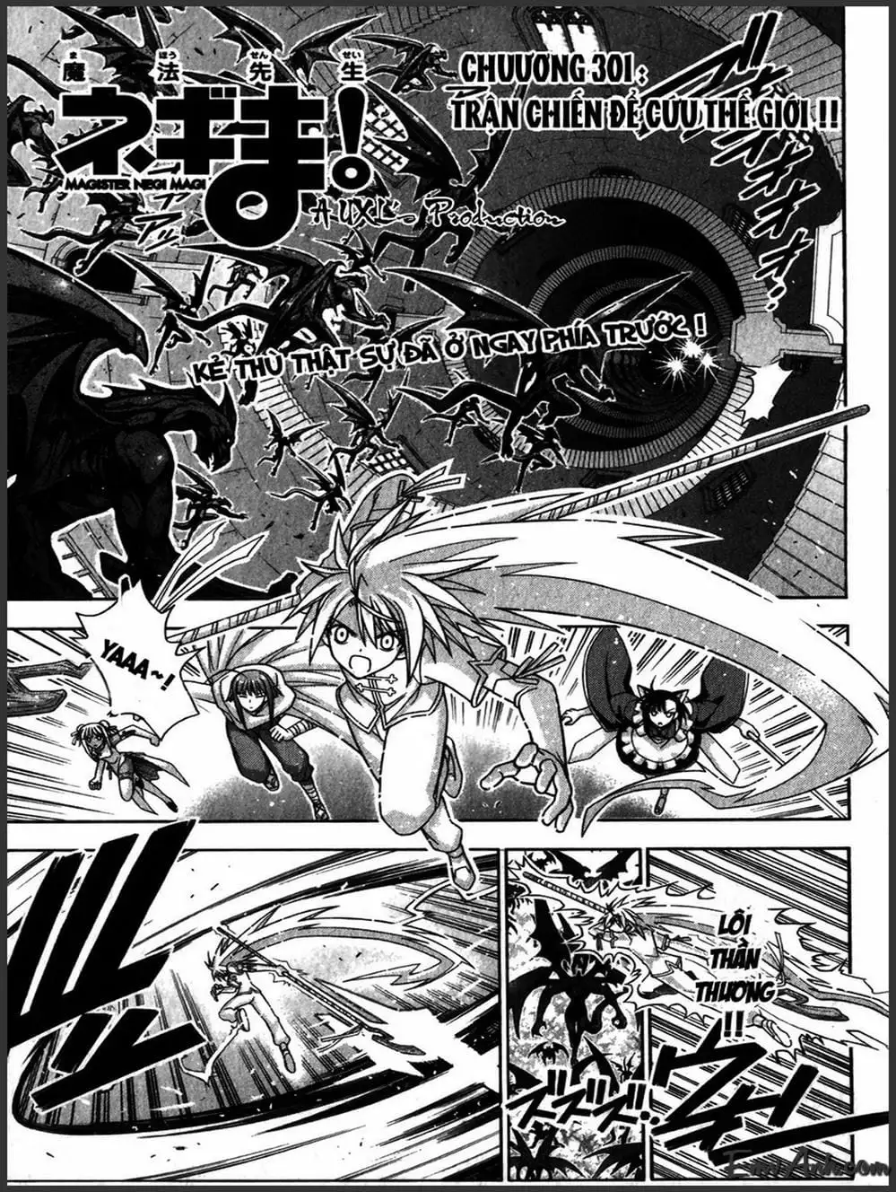 Truyện Tranh Pháp Sư Tí Hon Negima - Mahou Sensei Negima! trang 10