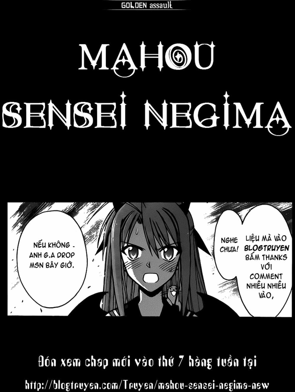 Truyện Tranh Pháp Sư Tí Hon Negima - Mahou Sensei Negima! trang 10