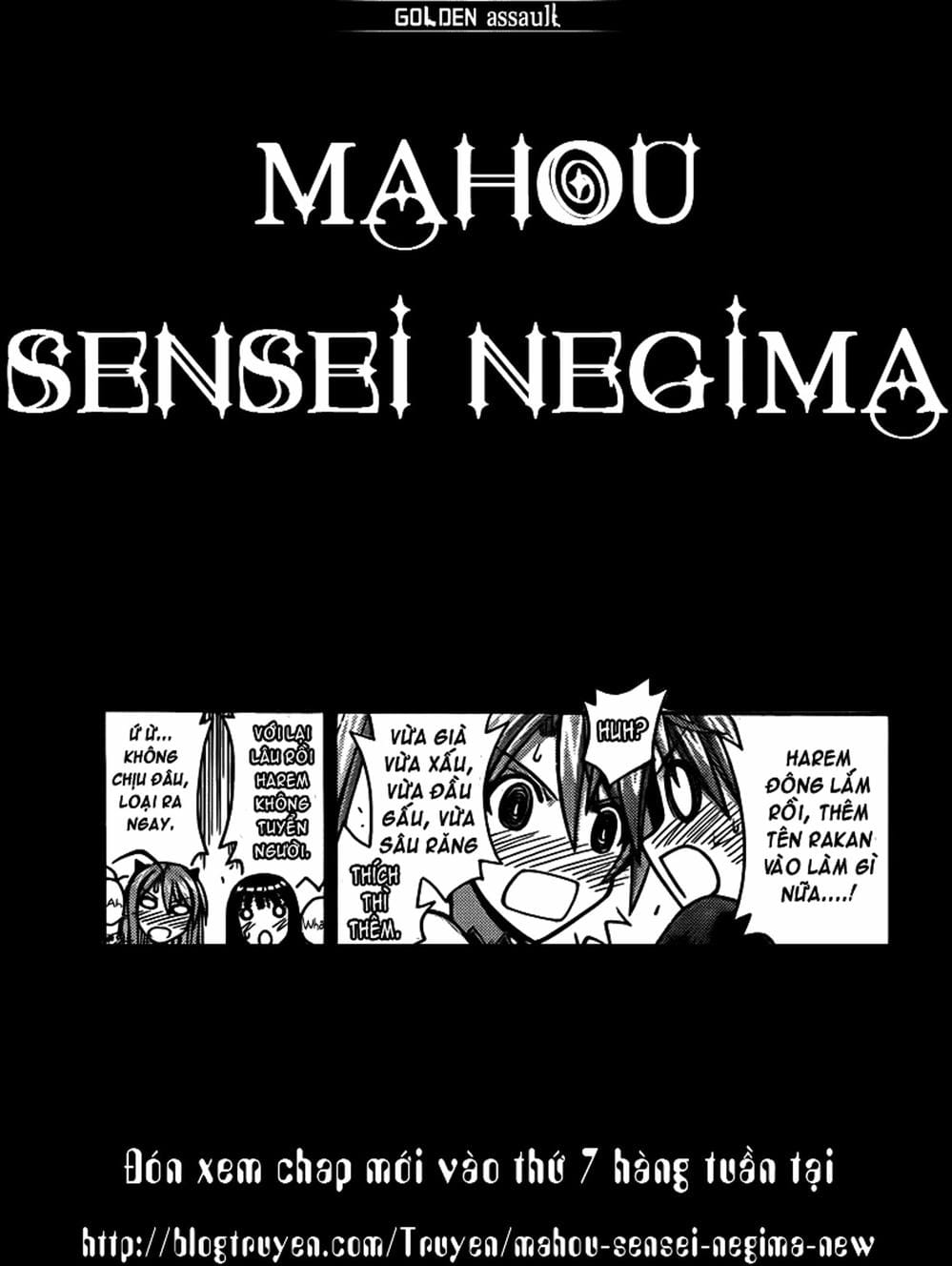 Truyện Tranh Pháp Sư Tí Hon Negima - Mahou Sensei Negima! trang 10