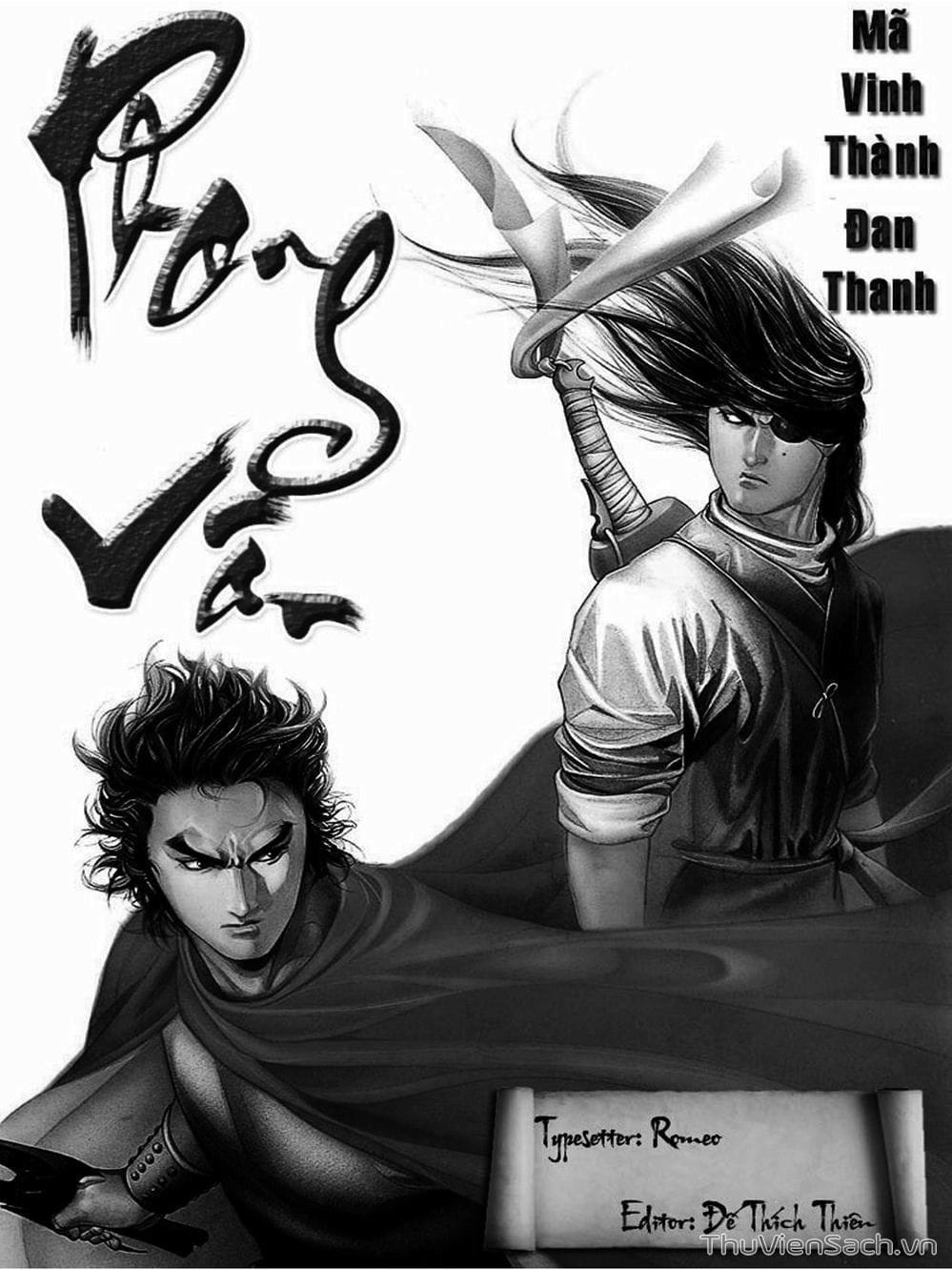 Truyện Tranh Phong Vân Manhua trang 3
