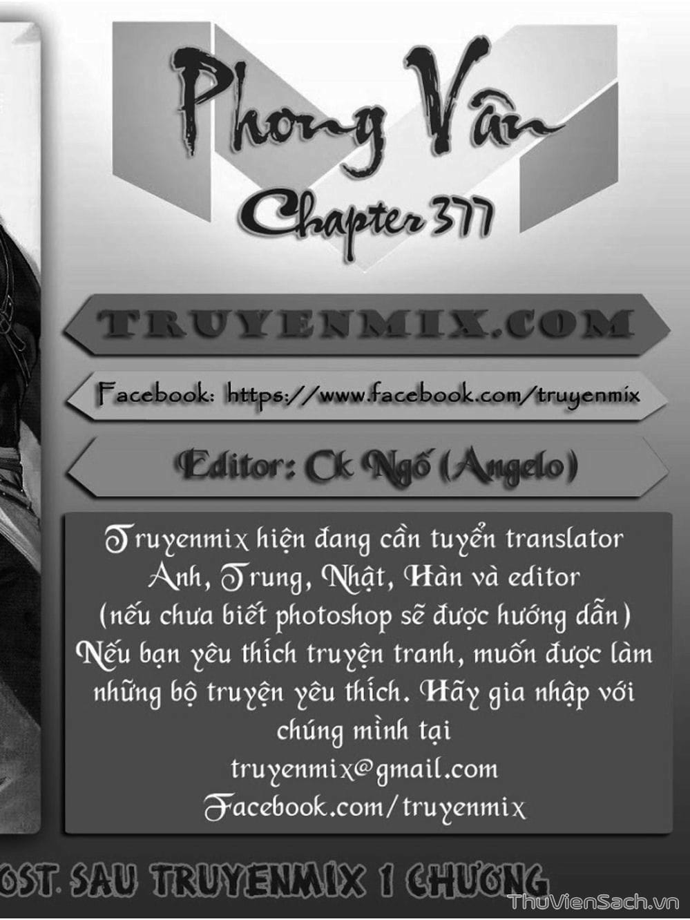 Truyện Tranh Phong Vân Manhua trang 3