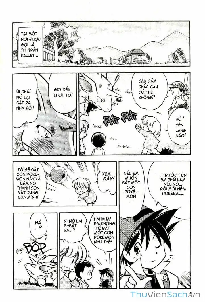 Truyện Tranh Thú Cưng Đặc Biệt - Pokemon Special trang 5