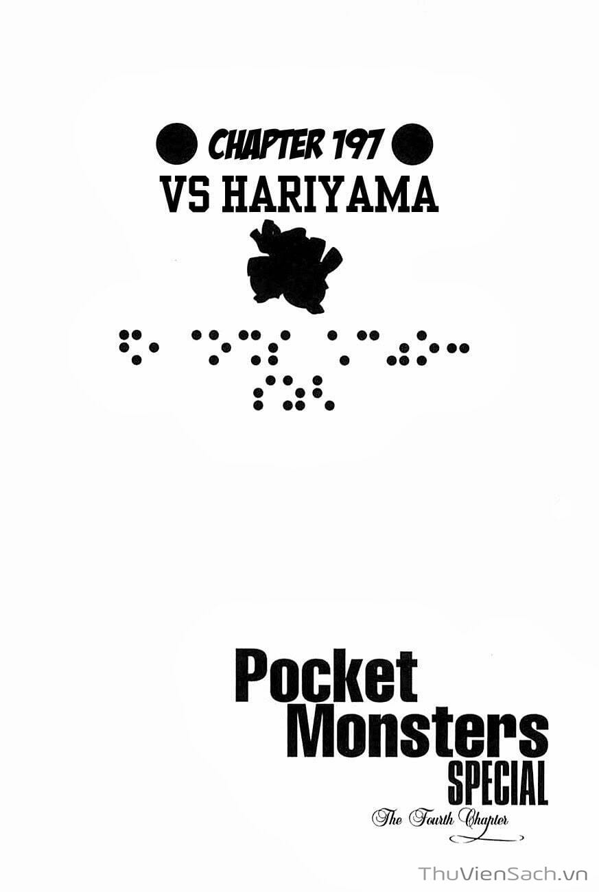 Truyện Tranh Thú Cưng Đặc Biệt - Pokemon Special trang 5