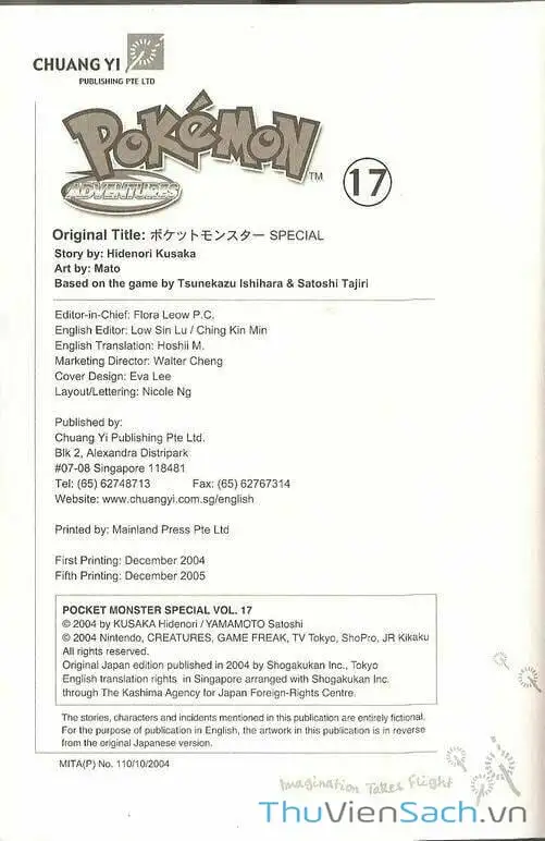 Truyện Tranh Thú Cưng Đặc Biệt - Pokemon Special trang 5