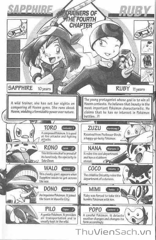 Truyện Tranh Thú Cưng Đặc Biệt - Pokemon Special trang 5