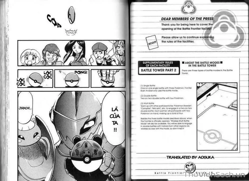 Truyện Tranh Thú Cưng Đặc Biệt - Pokemon Special trang 5