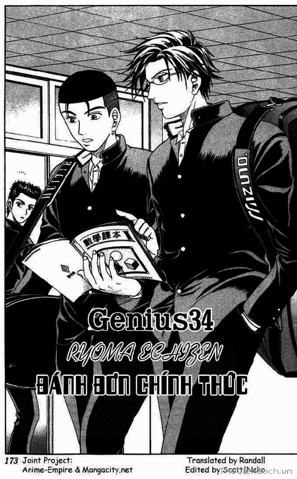 Truyện Tranh Hoàng Tử Tennis - Prince Of Tennis trang 3