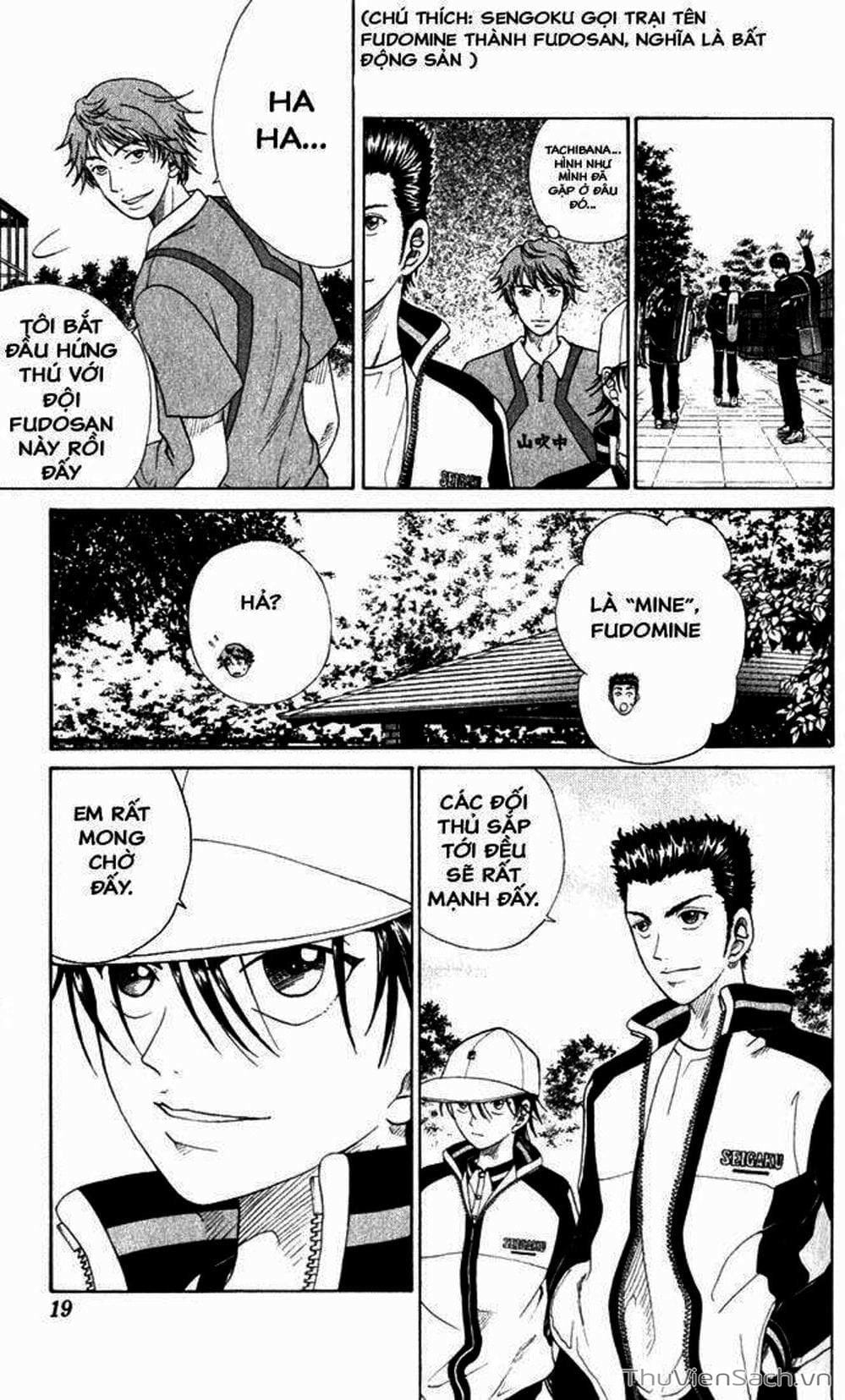 Truyện Tranh Hoàng Tử Tennis - Prince Of Tennis trang 3