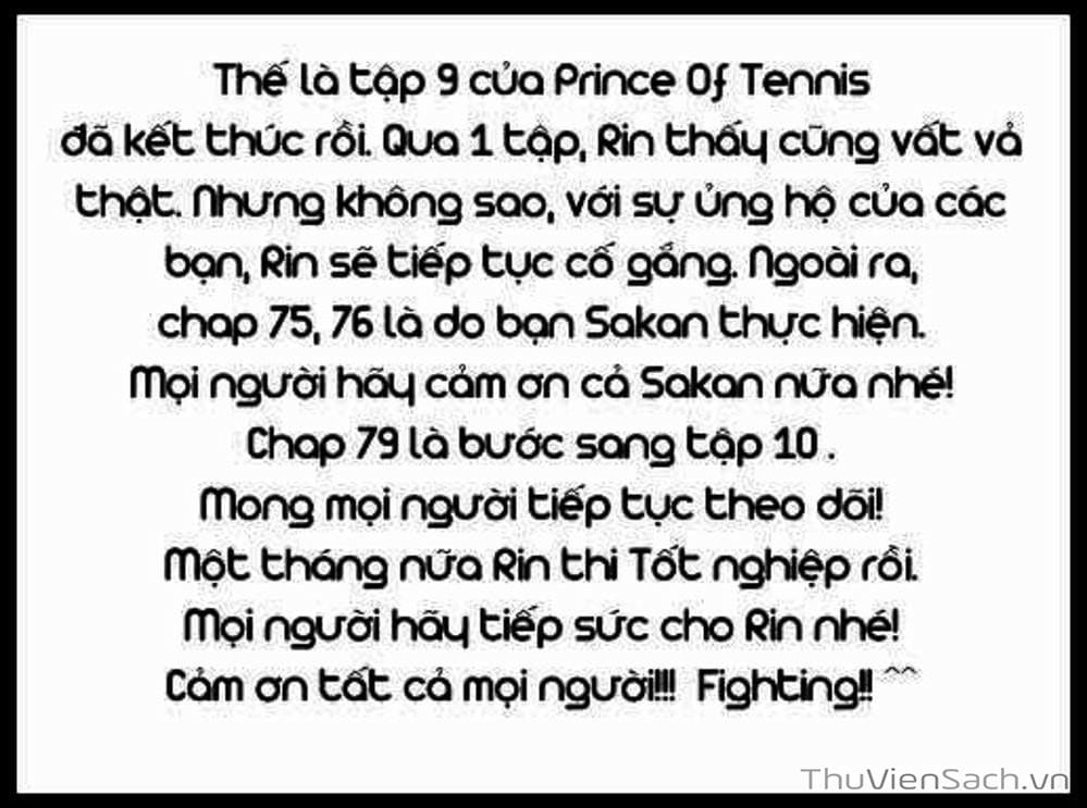 Truyện Tranh Hoàng Tử Tennis - Prince Of Tennis trang 3